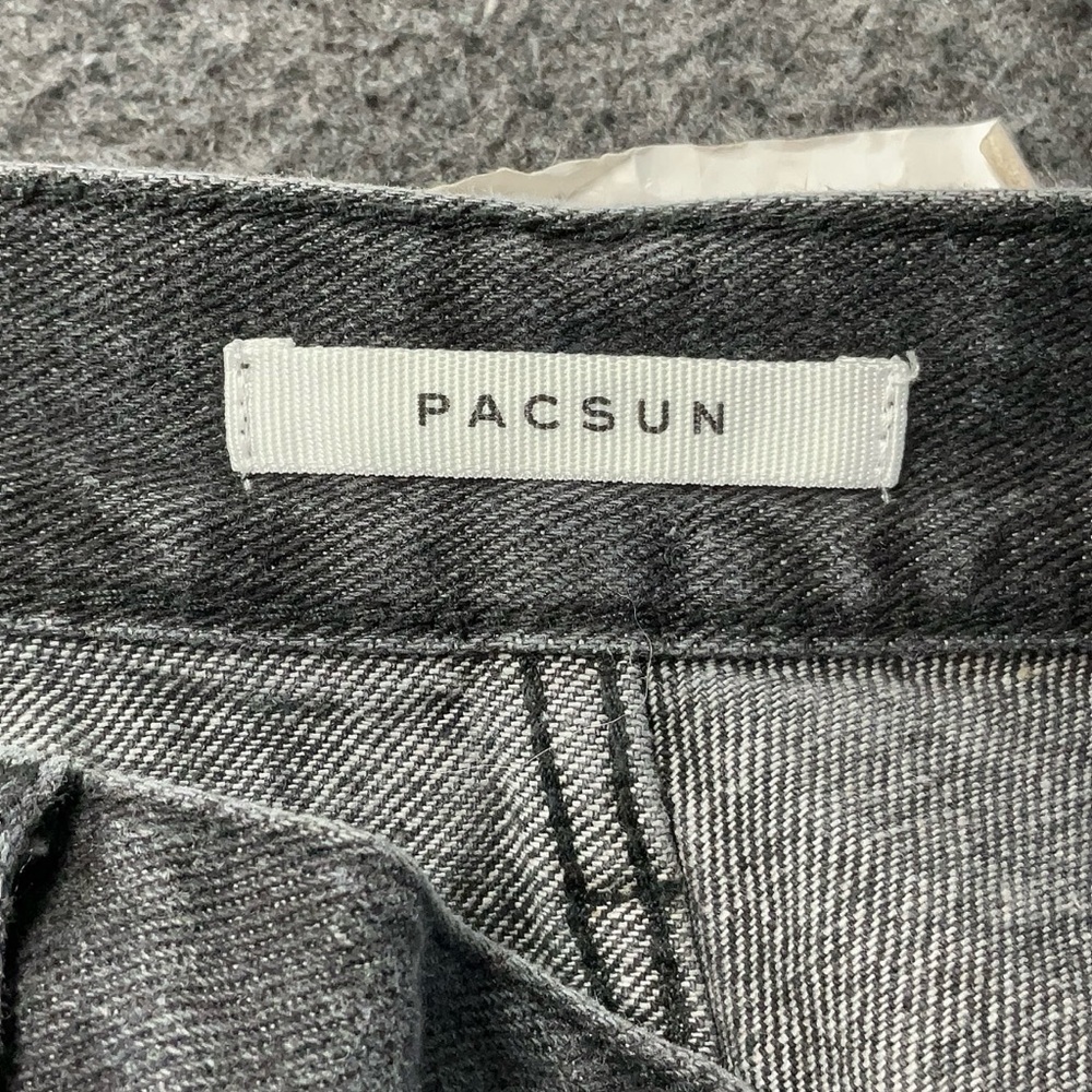 PacSun Ultra High Rise Slim Women's Dark Gray Black Jeans Size 25 - Picture 3 of 4